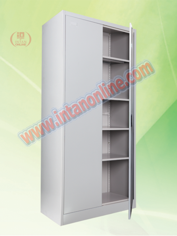 Meubelair Cabinet 5 Shelf Swing Doors Lemari  Besi  5 Rak  