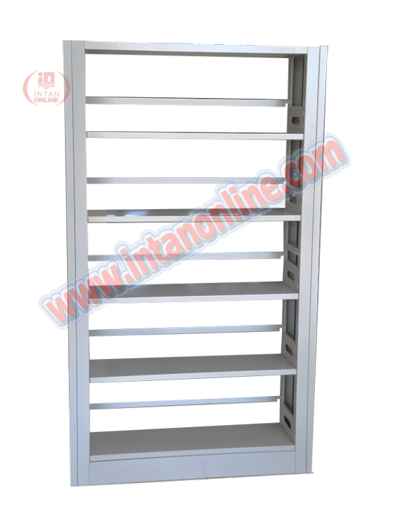 Meubelair Shelving 5 Shelf Steel 1 Side Rak  Buku  1 Muka  